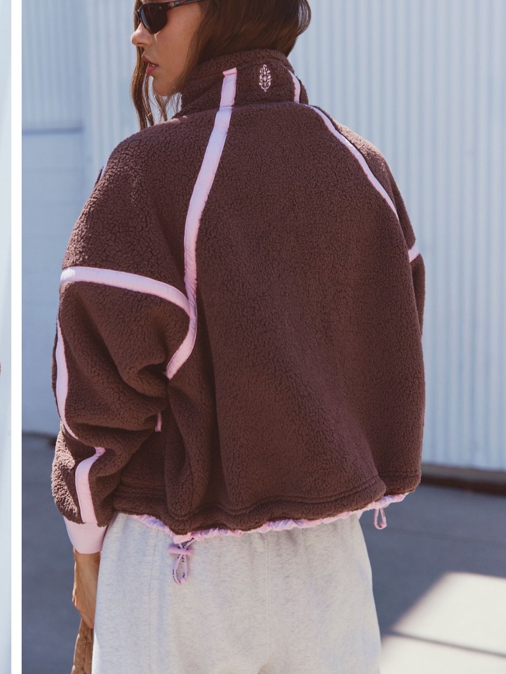 FP Movement by Free People Purple Quarter Zip